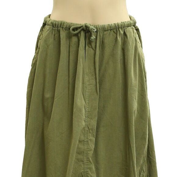 Free People Picture Perfect Parachute Maxi Skirt Pull-On Cotton XS New 282492 - Picture 6 of 9